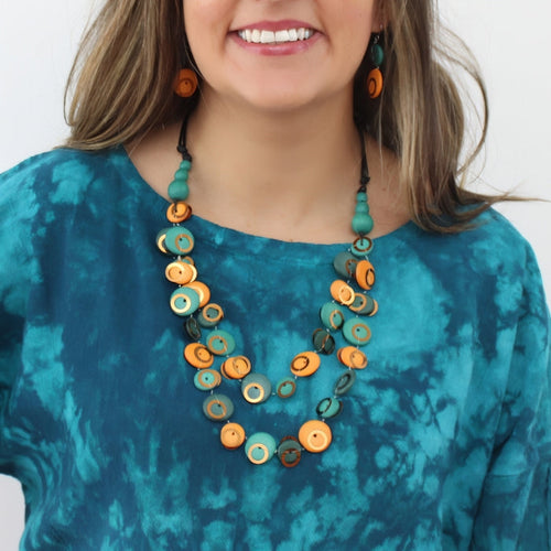Adria Teal Necklace