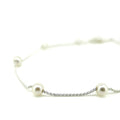 alana pearl necklace sterling silver freshwater pearl station chain coastal jewellery australia