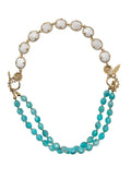 Amazonite With White Moonstone Versatile Necklace PN017