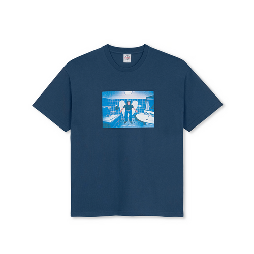 Angel Man S/S Tee - Grey Blue