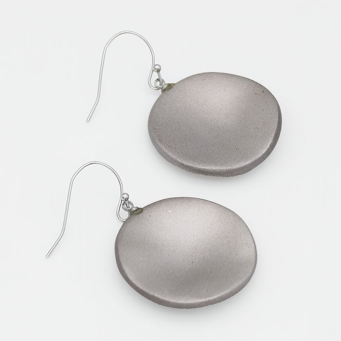 Antique Silver Opaline Drift Earring - Sylca Designs - Chunky Jewelry