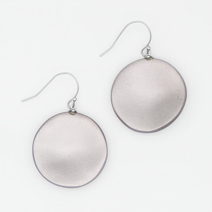 Antique Silver Opaline Drift Earring - Sylca Designs - Chunky Jewelry