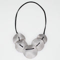 Antique Silver Opaline Drift Necklace - Sylca Designs - Chunky Jewelry