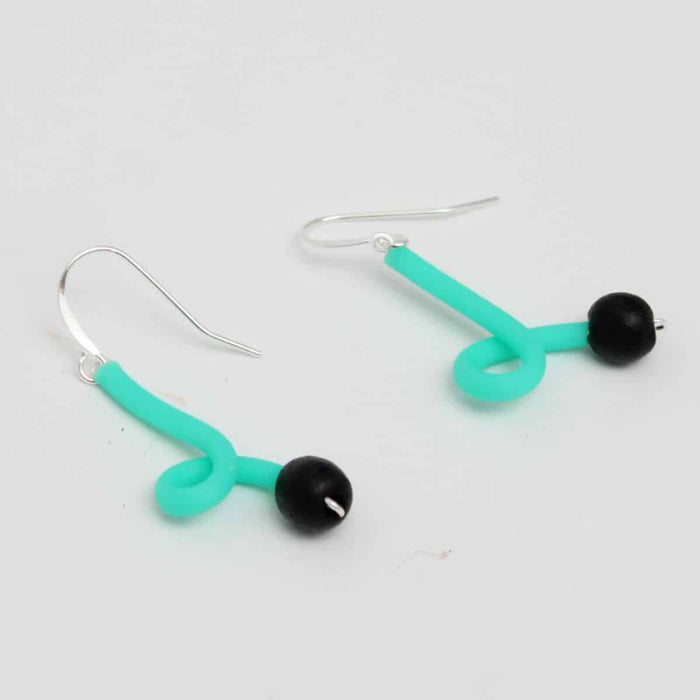 Aqua Ava Earrings - Sylca Designs - Chunky Jewelry
