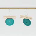 Aqua Billie Dangle Earring - Sylca Designs - Chunky Jewelry