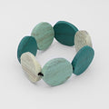 Aqua Pastel Charmaine Bracelet - Sylca Designs - Chunky Jewelry