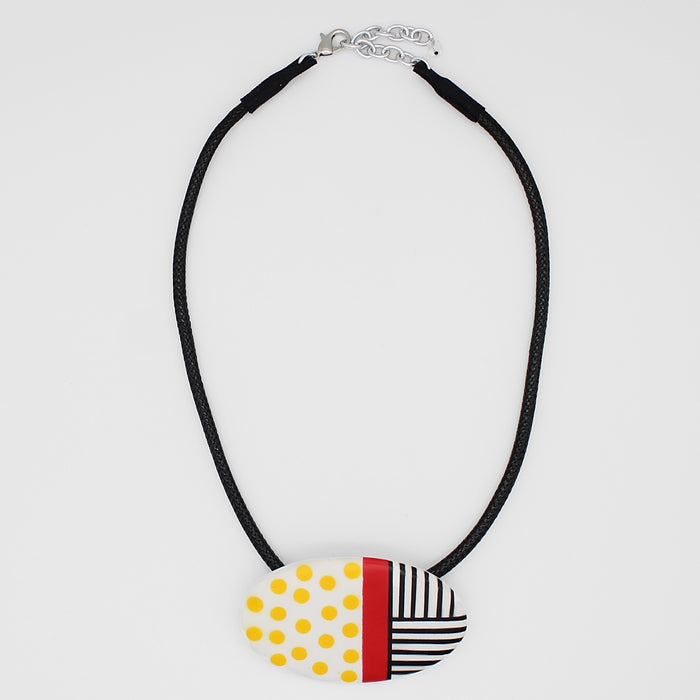 Artisanal Oval Statement Necklace - Sylca Designs - Chunky Jewelry