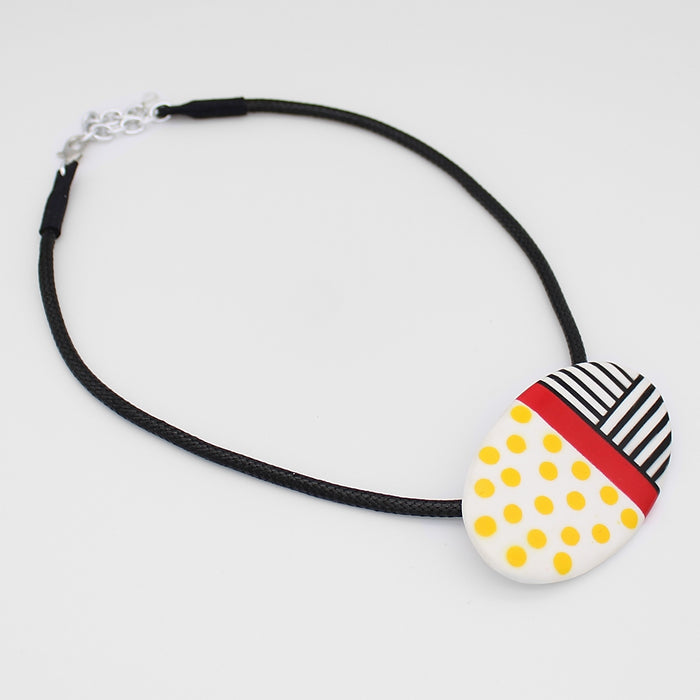 Artisanal Oval Statement Necklace - Sylca Designs - Chunky Jewelry