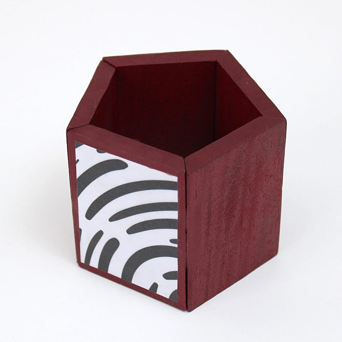 Artsy Wooden Penelope Bracelet Red - Sylca Designs - Chunky Jewelry
