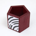 Artsy Wooden Penelope Bracelet Red - Sylca Designs - Chunky Jewelry