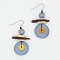 Assuta Blue Drop Earrings - Sylca Designs - Chunky Jewelry