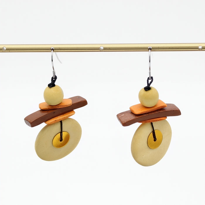 Assuta Butter Yellow Drop Earrings