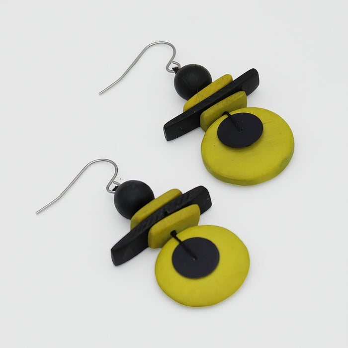 Assuta Lime Drop Earrings - Sylca Designs - Chunky Jewelry