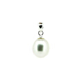 Australian South Sea drop pearl pendant measuring 12mm x 14mm set in premium 925 sterling silver designed in Australia by Lush Designs Jewellery.