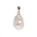 baroque pearl pendant 9ct rose gold freshwater pearl australian coastal jewellery
