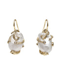 Baroque Pearls Dangle Earrings PE008