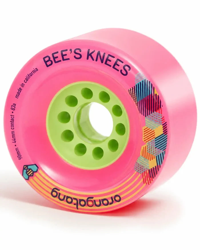 Bees Knees Longboard Wheels - Pink