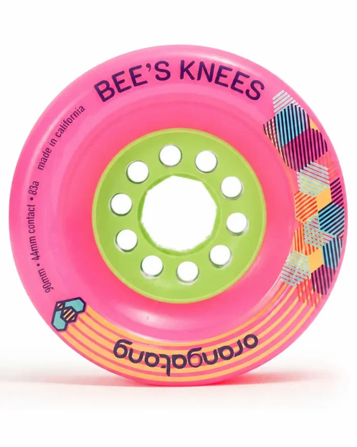 Bees Knees Longboard Wheels - Pink