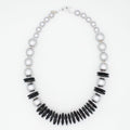 Black and Silver Amaris Necklace