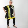 Black and Yellow Blouse - Sylca Designs - Chunky Jewelry