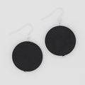 Black Dot Rosie Earrings - Sylca Designs - Chunky Jewelry