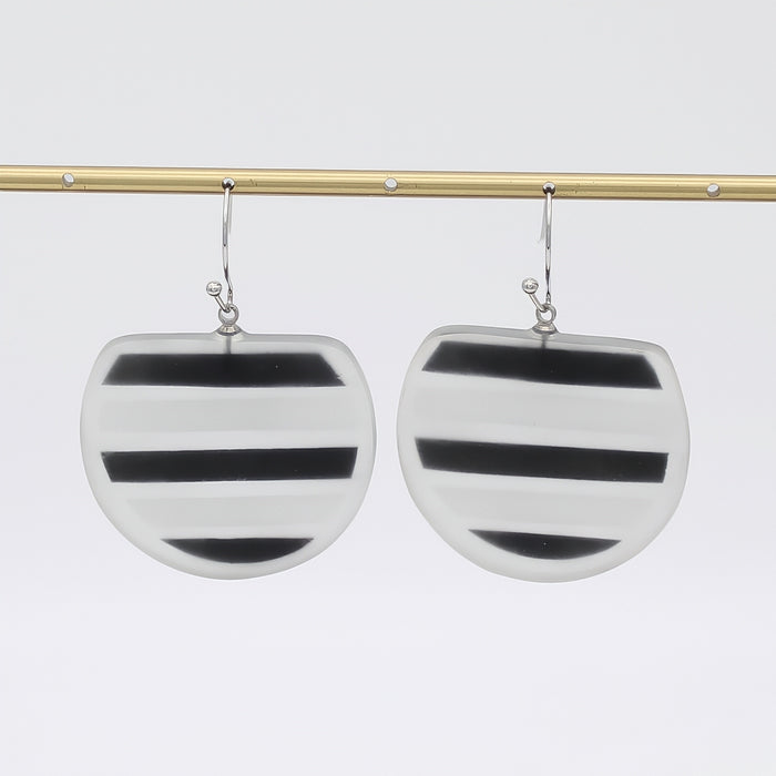 Black Eleni Dangle Earring - Sylca Designs - Chunky Jewelry