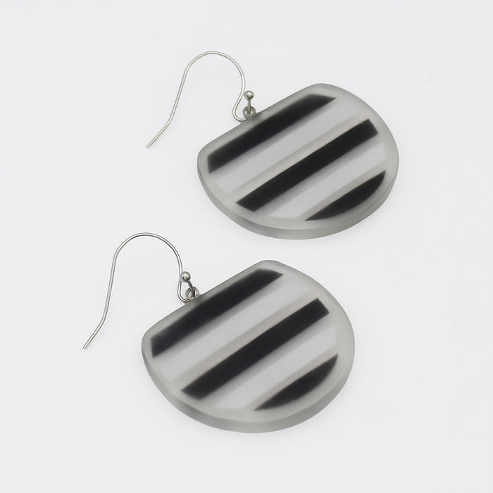 Black Eleni Dangle Earring - Sylca Designs - Chunky Jewelry