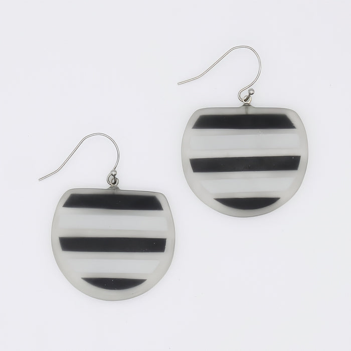 Black Eleni Dangle Earring - Sylca Designs - Chunky Jewelry