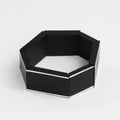 Black Geometric Amelia Bracelet - Sylca Designs - Chunky Jewelry