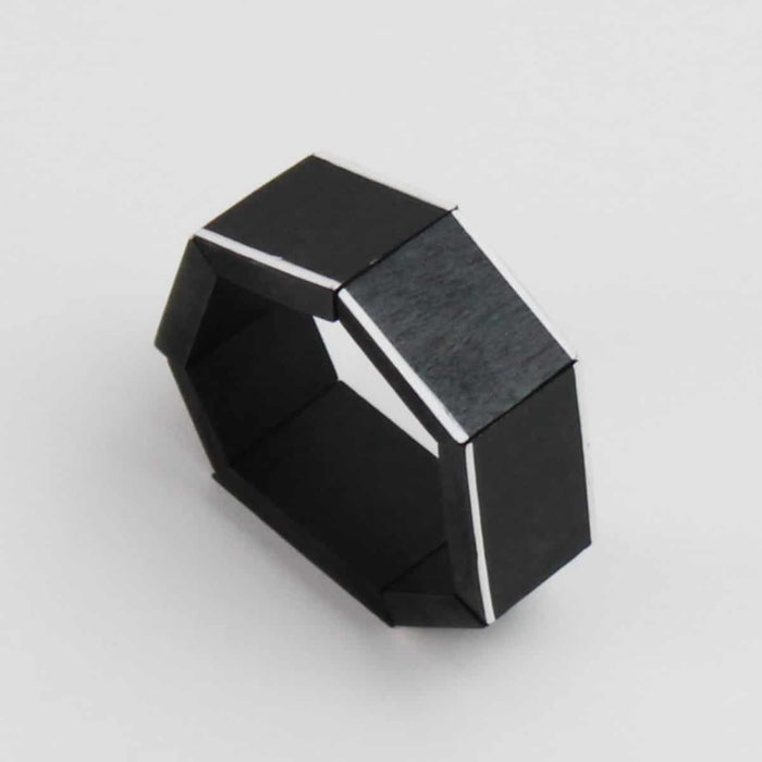 Black Geometric Amelia Bracelet - Sylca Designs - Chunky Jewelry