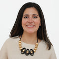 Black Gold Allure Necklace - Sylca Designs - Chunky Jewelry