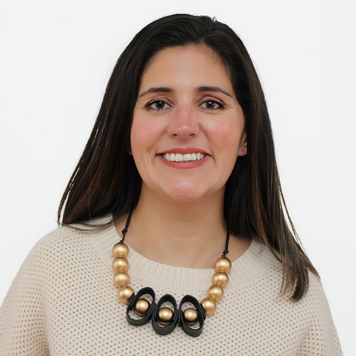 Black Gold Allure Necklace - Sylca Designs - Chunky Jewelry