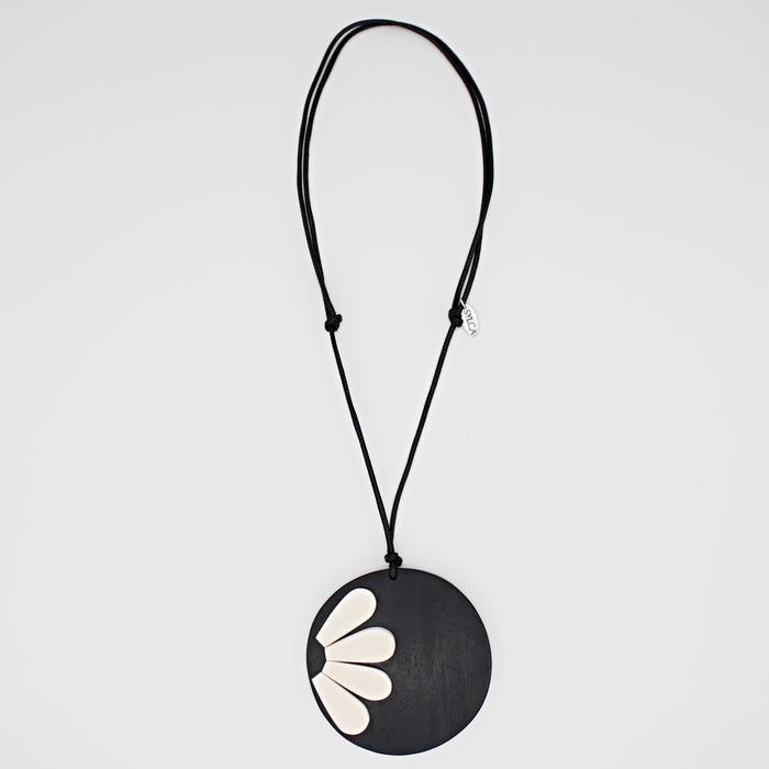Black He Loves Me Pendant - Sylca Designs - Chunky Jewelry