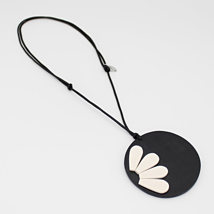 Black He Loves Me Pendant - Sylca Designs - Chunky Jewelry