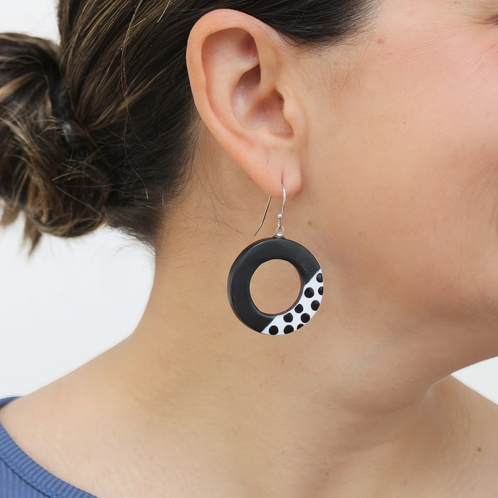 Black Inez Earrings