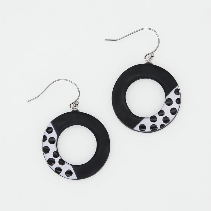 Black Inez Earrings