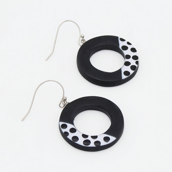 Black Inez Earrings