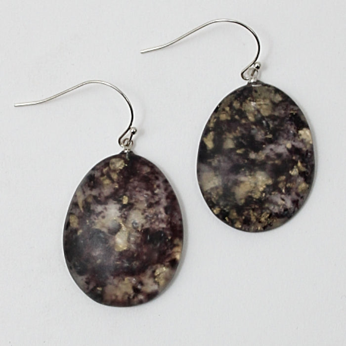 Black Kiki Earrings - Sylca Designs - Chunky Jewelry