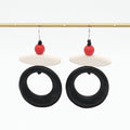Black Luna Eclipse Earring