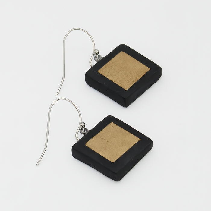 Black Mira Verde Earrings