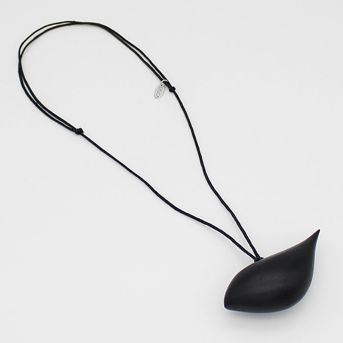 Black Robin Pendant Necklace - Sylca Designs - Chunky Jewelry