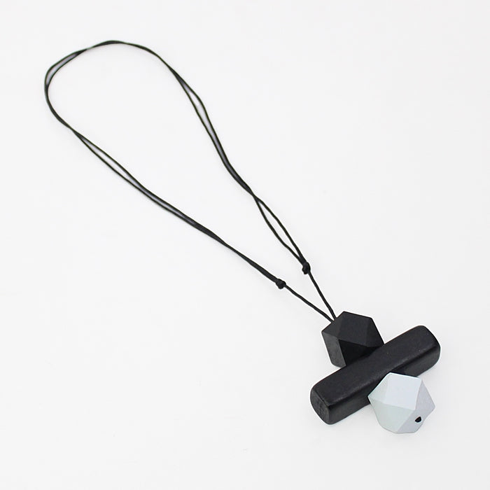 Black Roxy Pendant - Sylca Designs - Chunky Jewelry