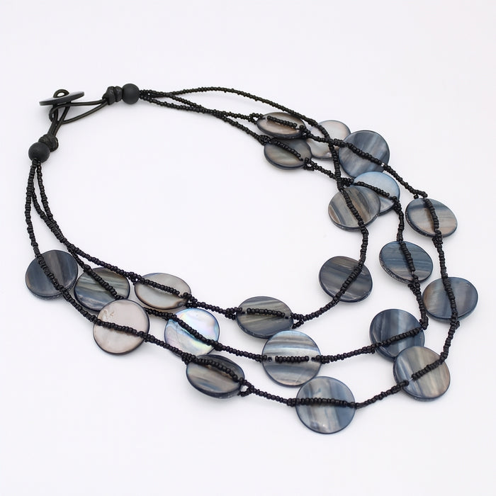 Black Sky Dream Bib Necklace