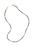 Black Spinel and Freshwater Pearls Eye Glasses Chain EC006 - FARRA
