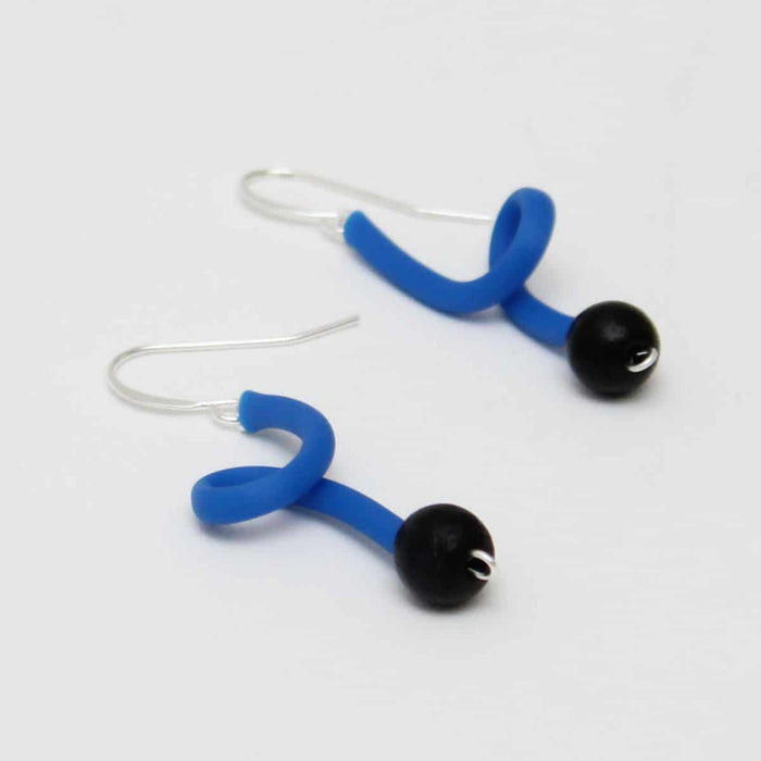 Blue Ava Earrings - Sylca Designs - Chunky Jewelry