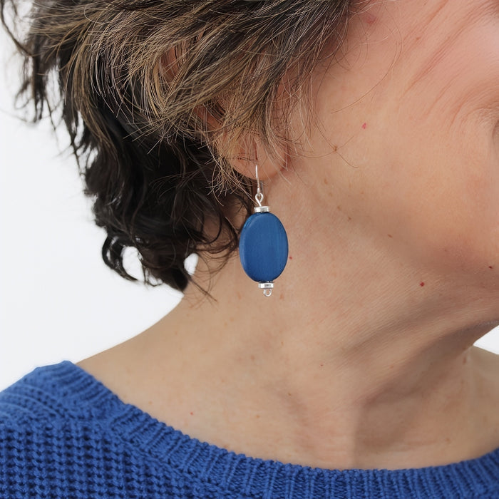 Blue Blair Dangle Earring - Sylca Designs - Chunky Jewelry