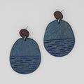 Blue Channing Earrings - Sylca Designs - Chunky Jewelry