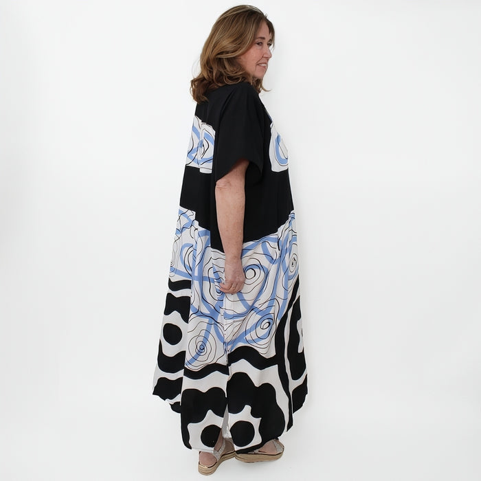 Blue Dahlia Kaftan - Sylca Designs - Chunky Jewelry