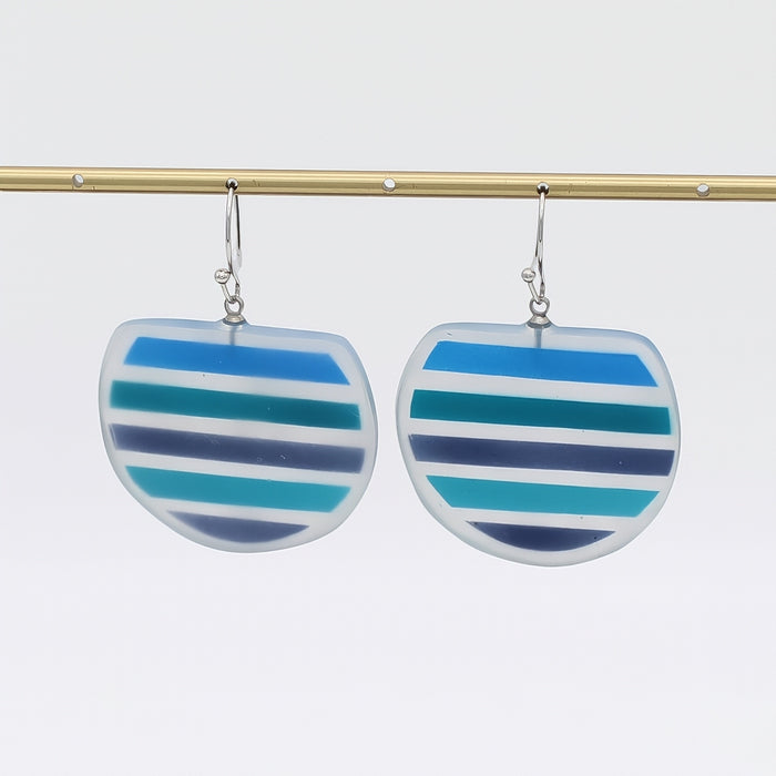 Blue Eleni Dangle Earring - Sylca Designs - Chunky Jewelry