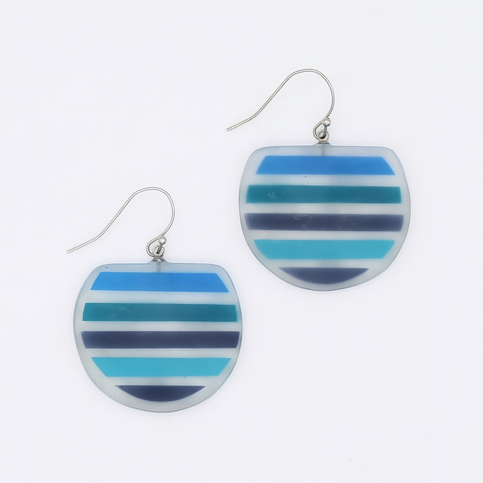 Blue Eleni Dangle Earring - Sylca Designs - Chunky Jewelry